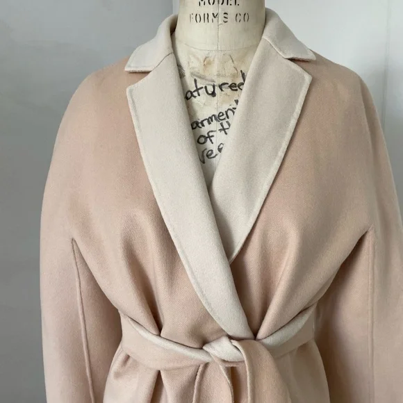 Max Mara Dress coat In Silk And Casmere Size 2